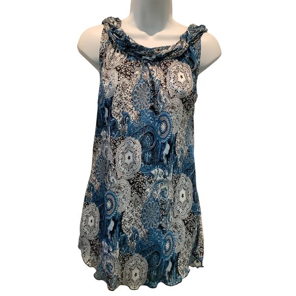 DRESS BARN SILKY SOFT TWIST NECKLINE TANK STYLE TOP XL NWOT - Picture 1 of 7